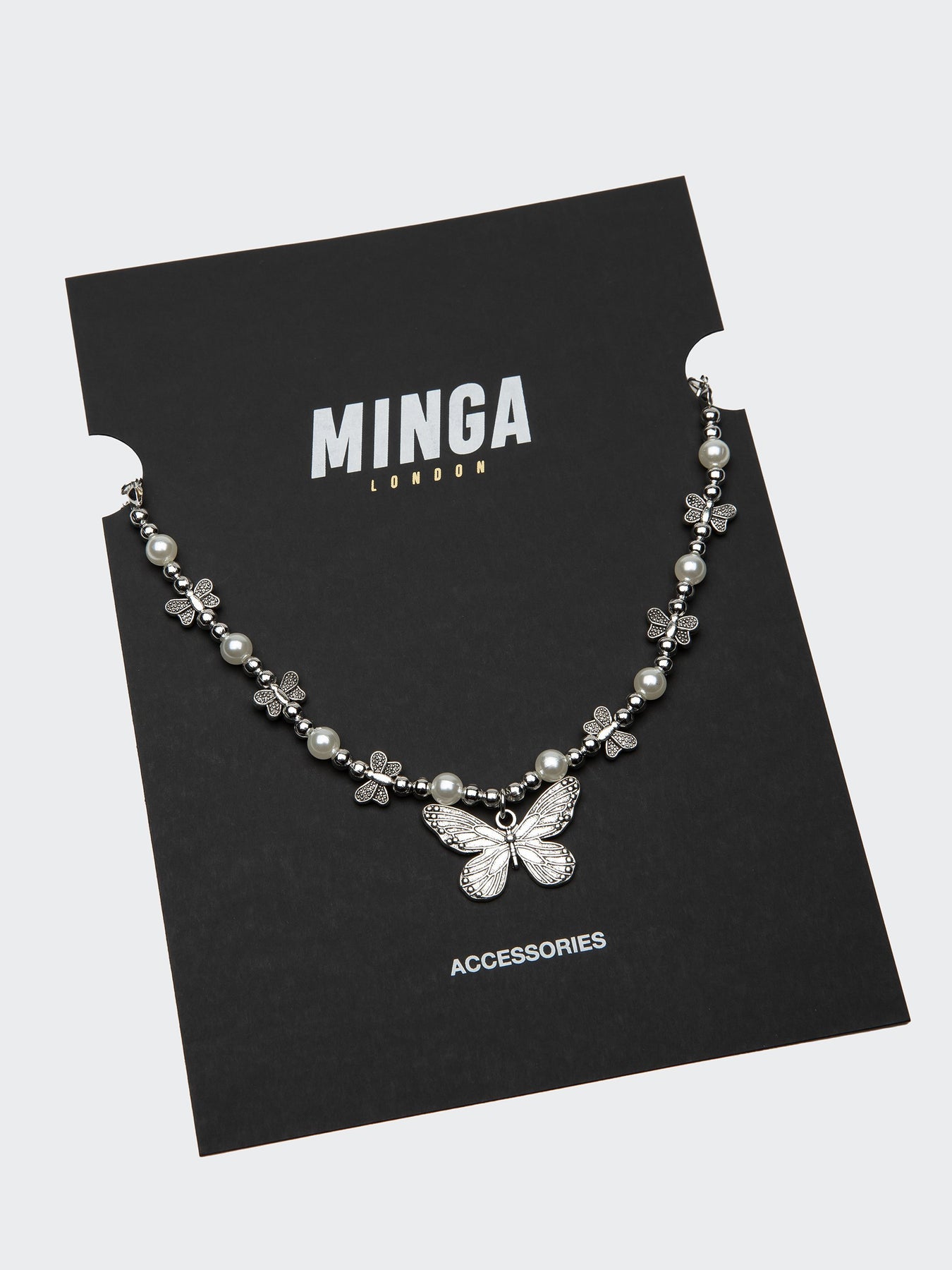 Minga London Mythical Butterfly Pearl Necklace *WOMEN Accessories