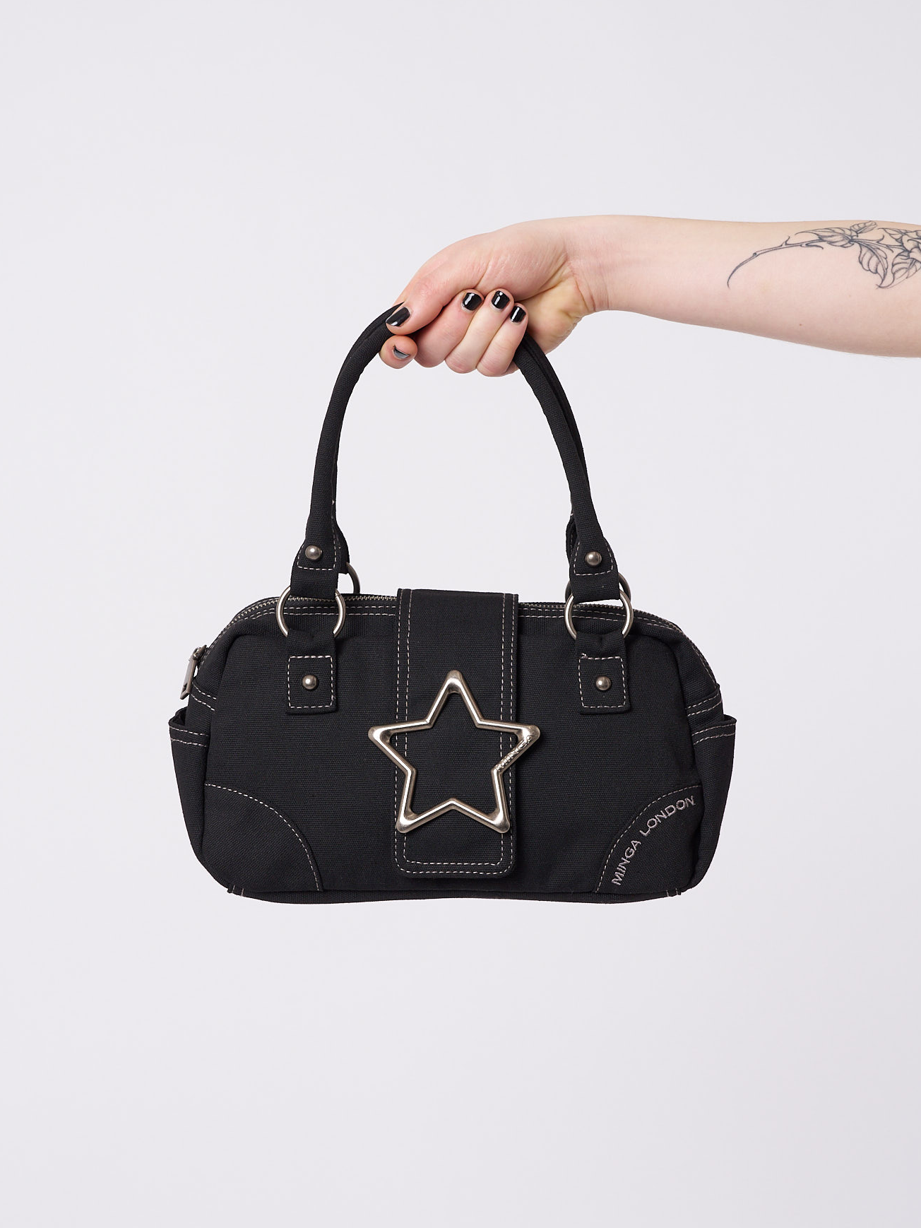 Minga London Star Girl Y2k Handbag Black*WOMEN Accessories