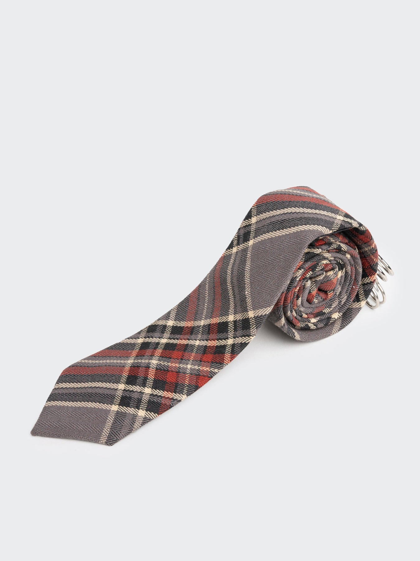 Minga London Tegan Safety Pin Tartan Tie *WOMEN Accessories