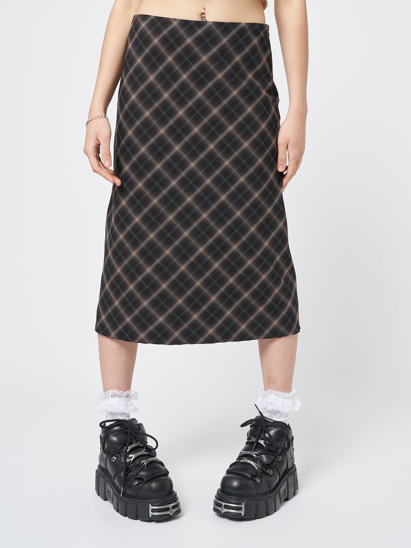 Minga London Beth Plaid Midi Skirt *WOMEN Skirts