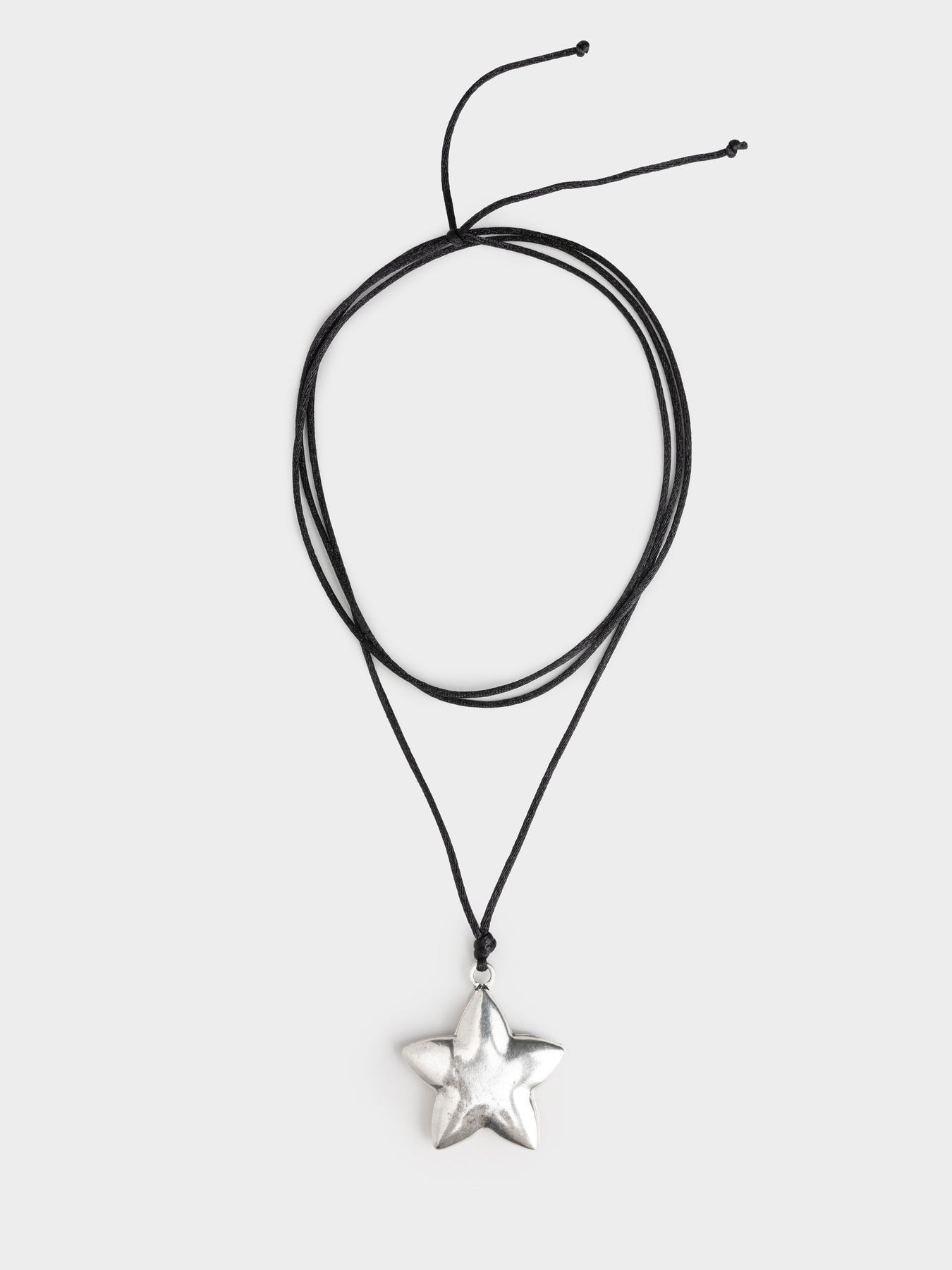 Minga London Chunky Star Pendant Necklace Silver*WOMEN Accessories