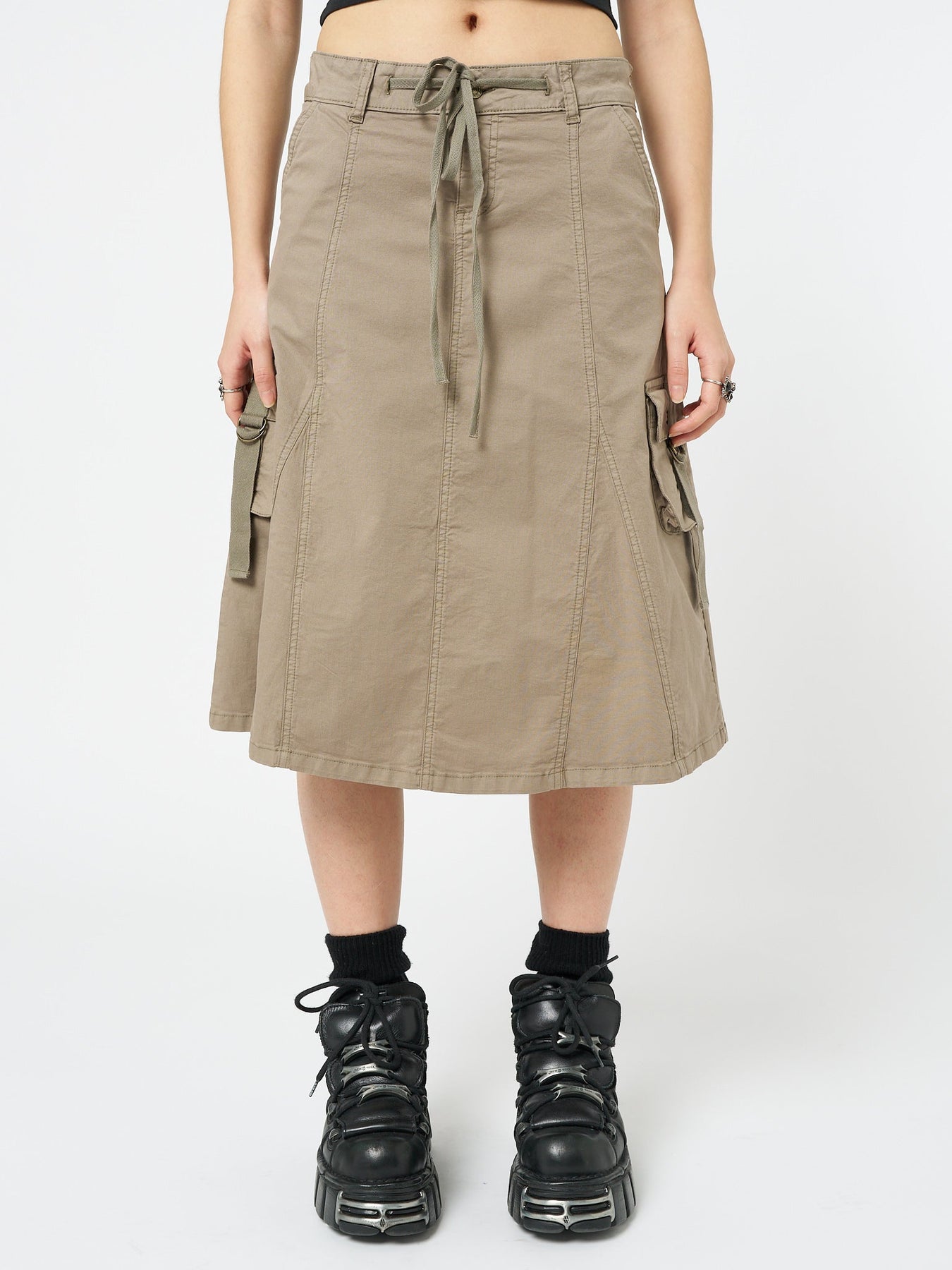 Minga London Fae Cargo Midi Skirt Brown*WOMEN Skirts